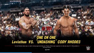 WWE 2K24 Leviathan vs "Undashing" Cody Rhodes