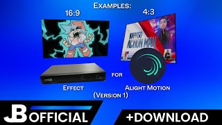 (RELEASE) JBOfficial's DVR Effect for Alight Motion (v1, + DOWNLOAD IN DESC)