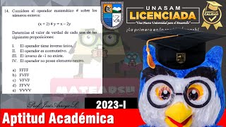 📝PREGUNTA 14 - EXAMEN ORDINARIO 2023 - I UNASAM🧠✅