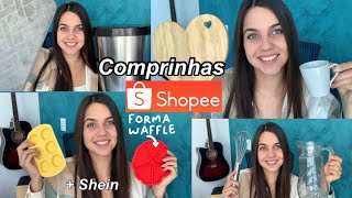 COMPRAS NA SHOPEE PARA CASA NOVA / *utilidades cozinha, comprinhas para o lar* 🏠 extra Shein