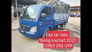 Xe tải Tata 990kg thùng mui bạt 2021 trả góp | 0963 256 099 Trúc