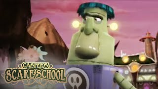 Casper's Scare School | Grumpy Guy's Got A Date | 2 Full Episodes | Cartoons for Kids