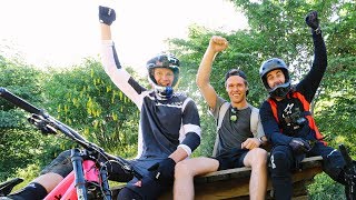 DOWNHILL MTN BIKING with THE BEST (from AWFUL TO EXCELLENT coaching) 👊  |  VLOG 78