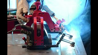 Beam - double torch Fillet welding by Welding carriage – GECKO