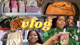 VLOG | BREAKFAST DATE + TRYING OUT BUBBLE TEA + LUNCH WITH QUIN +BAKING+ +SHOPPING+MORE|SAMATHA KASH