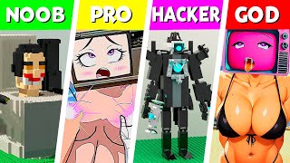 LEGO ALL Characters in Skibidi Toilet: Noob, Pro, HACKER! | Skibidi Toilet (Collection #260)