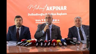 BAŞKAN MEHMET AKPINAR, GERİDE KALAN 40 GÜNLÜK SÜRECİ DEĞERLENDİRDİ