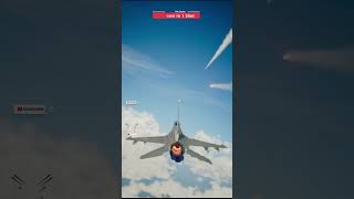 Two Kills in One Shot | F16C Fighting Falcon #shorts #acecombat7