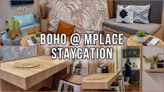 BOHO CONDO UNIT TOUR AT MPLACE SOUTH TRIANGLE | BUDGET STAYCATION