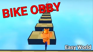 Obby But You're on a Bike (Easy World) [Roblox]