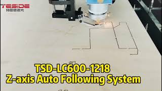 Hot Selling 600Watt Die Board Laser Cutting Machine TSD-LC600PRO-1218 for Plywood Cutting