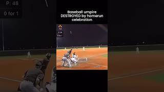 Baseball Umpire DESTROYED By Homerun Celebration! *YOU’RE OUT* #reaction