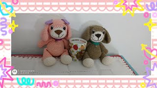 PERRITO AMIGURUMI /PATAS TRASERAS / VERSIÓN (ZURDO)