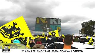 Vlaams Belang protestmeeting 27-09-2020 : Tom Van Grieken