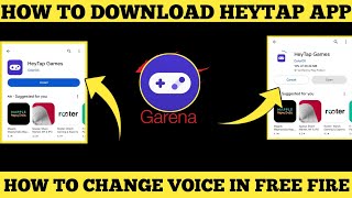 how to download heytap app _ how to change voice in free fire