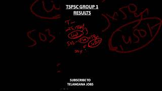 TSPSC Group 1 results 2022 update | TSPSC గ్రూప్ 1 ఫలితాలు | TSPSC Group 1 Prelims Results #tspsc