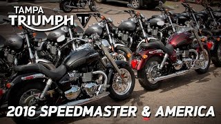 2016 Triumph Speedmaster and America Deals