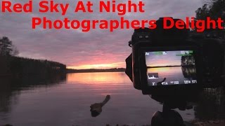 Red Sky at Night--Photographers Delight