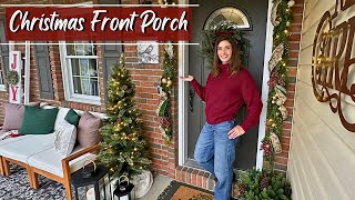 Cozy Christmas Front Porch Decorate With Me 🎄✨| Christmas 2024 Decorating Inspiration