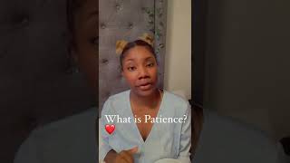 What is Patience? |Prophetic Word #shorts