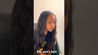 Toddler Boy’s Long Hair