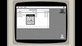 Macintosh System 6 Puzzle Game