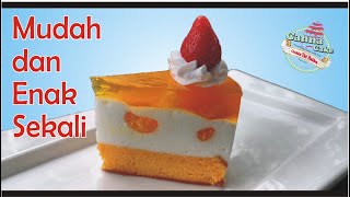 PUDDING ORANGE CAKE / PUDING CAKE JERUK