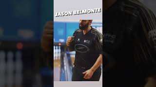 PBA Tour professional bowler Jason Belmonte bowling in slow motion.