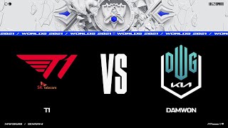 DK vs T1 | Worlds 2021 Полуфинал День 1 | DWG KIA vs T1 | Игра 1