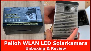 Peiloh WLAN Überwachungskamera || Unboxing & Review (1080P, IP66) LED Scheinwerfer