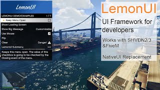 How to install the LemonUI plugin on GTA 5 | Open Source UI Library