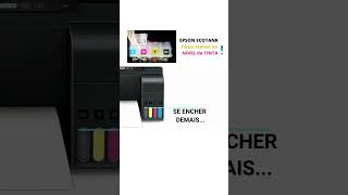 L3150 - L3250 - EPSON ECOTANK- Fique atento ao NÍVEL de TINTA #shorts