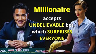 millionaire accepts unbelievable bet that surprises everyone