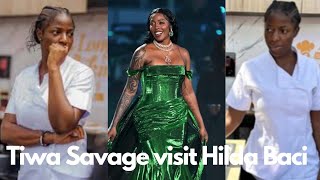 Tiwa Savage visit Hilda Baci [live updates]