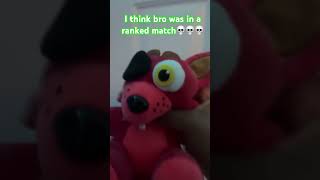 I think, bro is in a ranked match🤣💀💀#fnaf #fnafplush #fnafmeme #fnafmovie #funny #viralshort