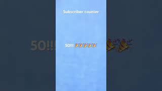 Thx for 50 subs