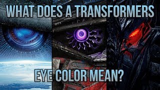 What Does a Transformers Eye Color Mean?