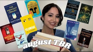 my reading list for August | booktok TBR