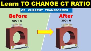 A Simple Trick to Modify the CT Ratio to connect with Ammeter @TheElectricalGuy