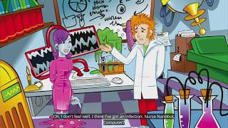 Fun kids live Professor Hallux's Kaleidoscopic Antibiotic trailer with Subtitles