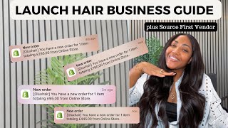 How to Finally Launch Your Hair Business | how to source your first vendor | Small Business 2024