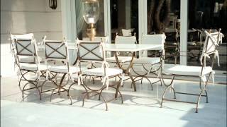 Outdoor furniture NEW YORK Wrought Iron Patio Furniture For Timeless Beauty