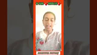 6️⃣5️⃣ A for Apples 🍎🍎by, Anusha James