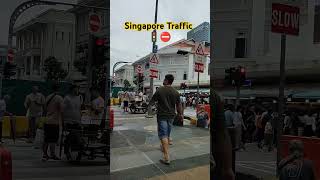 Traffic Timelapse in Singapore 🚦⛔ #ytshorts #singaporetravel #singapore