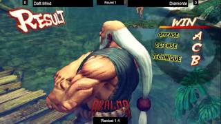 Realms Games USF4 Ranbat 1.4 Round 1 Daft Mind vs Diamonte