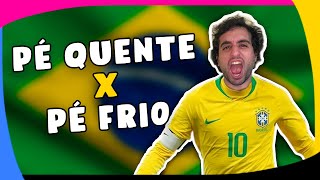 PÉ QUENTE x PÉ FRIO no FUTEBOL | CADO #Shorts