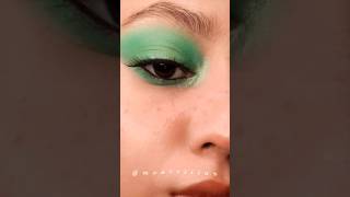 Easy Step by Step Eye Makeup Tutorial 💚 | Follow for more