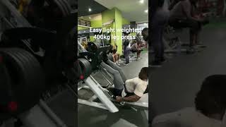 Easy light weighted 400kg leg press