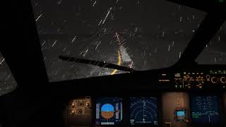 Landing into Aberdeen with Severe Rain on Final (EGPD) | Fenix A320 CFM | MSFS