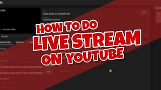 How to Live Stream on Youtube🔥🔥Easy Step-Step